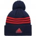 Columbus Blue Jackets - Locker Room Three Stripe NHL Knit Hat