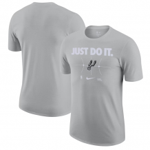 San Antonio Spurs - Just Do It Silver NBA T-shirt