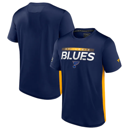 St. Louis Blues - Authentic Pro Rink Tech NHL T-Shirt