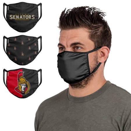 Ottawa Senators - Sport Team 3-pack NHL Gesichtsmaske