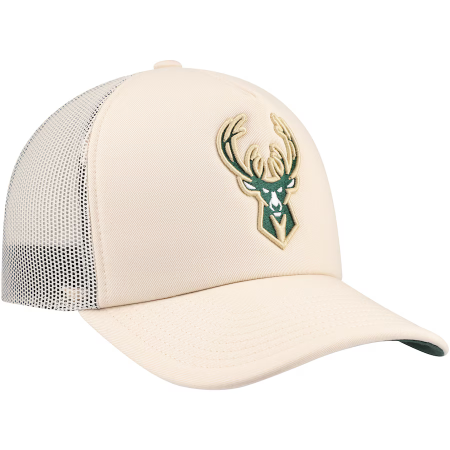 Milwaukee Bucks - Cream Trucker NBA Czapka