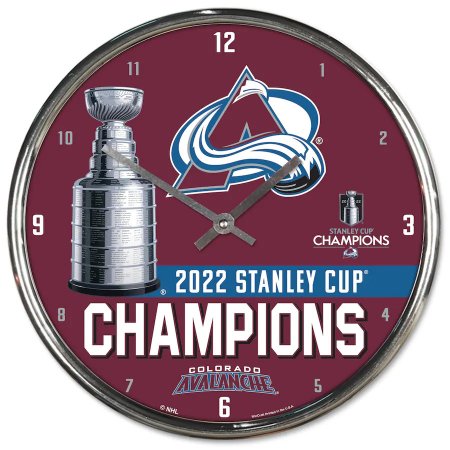 Colorado Avalanche - 2022 Stanley Cup Champions NHL Wanduhr