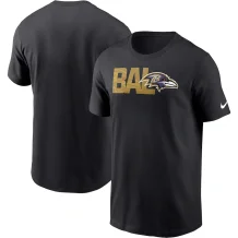 Baltimore Ravens - Local Essential Black NFL Tričko