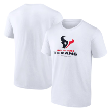 Houston Texans - Team Lockup White NFL T-Shirt