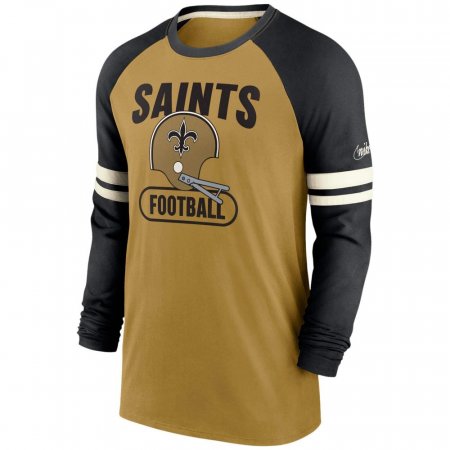 New Orleans Saints - Throwback Raglan NFL Long Sleeve Shirt