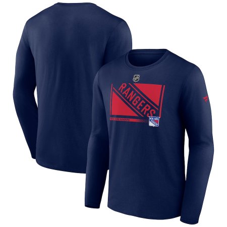 New York Rangers - Authentic Pro Secondary NHL Koszułka z długim rękawem