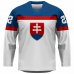 Slovensko - Hokejový Fan Dres Bílý/Vlastní jméno a číslo