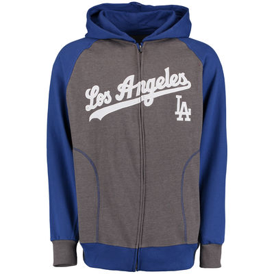 Los Angeles Dodgers - Colorblock Full-Zip MLB Mikina s kapucňou