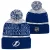Tampa Bay Lightning Youth - Puck Pattern NHL Knit Hat