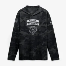 Chicago Bears - 2026 Salute To Service Lightweight NFL Bluza z kapturem