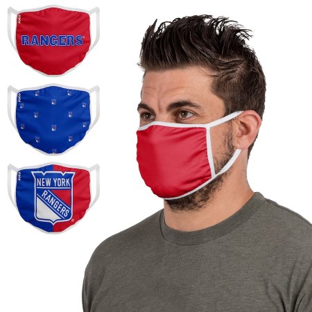 New York Rangers - Sport Team 3-pack NHL face mask