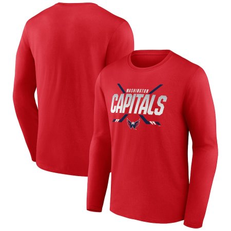 Washington Capitals - Covert Logo NHL Koszułka z długim rękawem