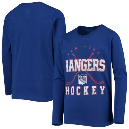 New York Rangers Youth - Digital NHL Long Sleeve T-Shirt