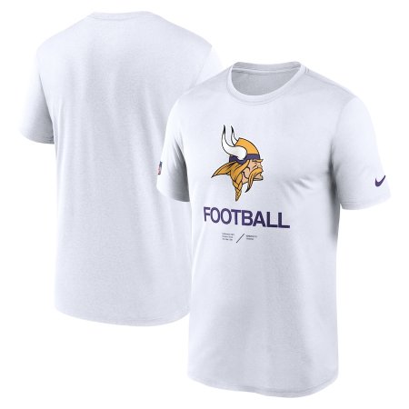 Minnesota Vikings - Infographic White NFL T-shirt