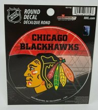 Chicago Blackhawks - Round Team NHL Aufkleber