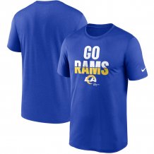 Los Angeles Rams - Local Phrase Blue NFL T-shirt