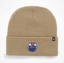 Edmonton Oilers - Haymaker Khaki NHL Czapka zimowa