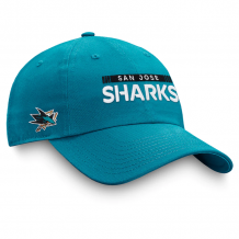 San Jose Sharks - Authentic Pro Rink Adjustable Teal NHL Czapka