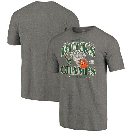 Milwaukee Bucks - 2021 Champions Zone Hoops NBA T-shirt