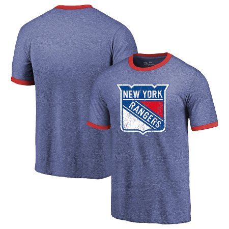 New York Rangers - Ringer Contrast NHL T-Shirt