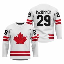 Kanada - Nathan MacKinnon 2026 Hockey Replica Fan Jersey Biały