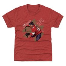 Florida Panthers Youth - Ryan Lomberg Stripes Red NHL T-Shirt