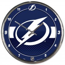 Tampa Bay Lightning - Chrome NHL Clock