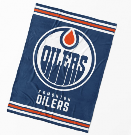Edmonton Oilers - Team Logo 150x200cm NHL Prikrývka