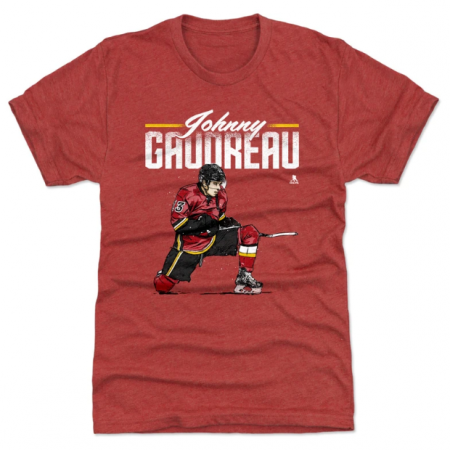 Calgary Flames Youth - Johnny Gaudreau Retro NHL T-Shirt