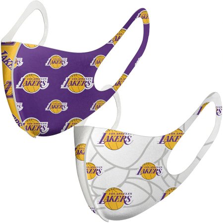 Los Angeles Lakers - Colorblock 2-pack NBA face mask