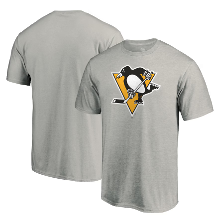 Pittsburgh Penguins - Primary Logo Gray NHL Koszułka