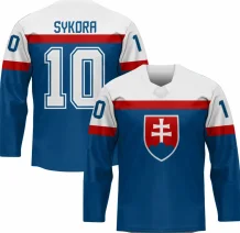 Slovakia - Adam Sykora Hockey Replica Jersey White