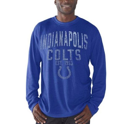 Indianapolis Colts - Baseline Long Sleeve  NFL Tshirt - Wielkość: XXL/USA=3XL/EU