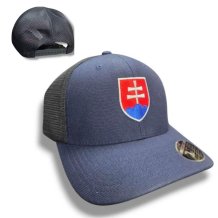 Slovensko Hokejová Fan Trucker Black Kšiltovka