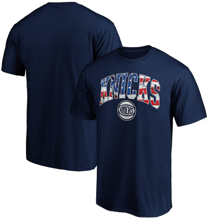 New York Knicks - Banner Wave Navy NBA T-Shirt