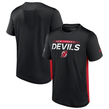 New Jersey Devils - Authentic Pro Rink Tech NHL T-Shirt