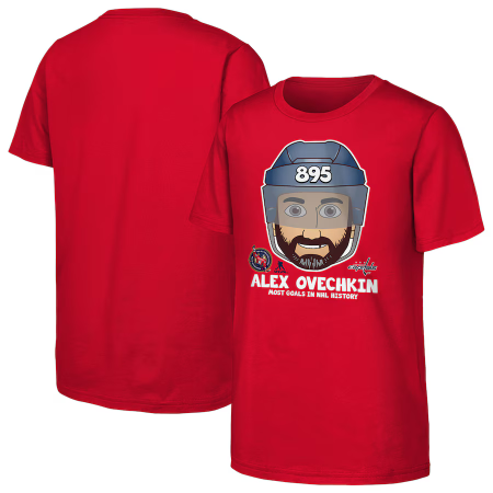 Washington Capitals Dziecia - Alexander Ovechkin 895 Emoji NHL Koszulka
