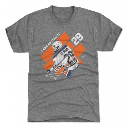 Edmonton Oilers - Leon Draisaitl Stripes NHL T-Shirt