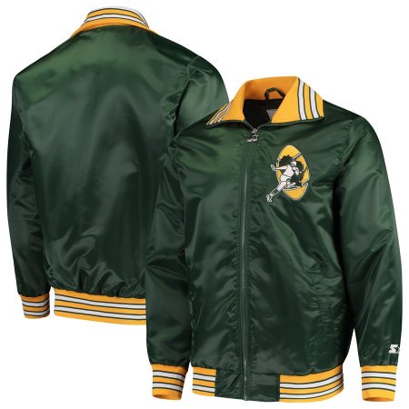 Green Bay Packers - Satin Varsity NFL Jacket