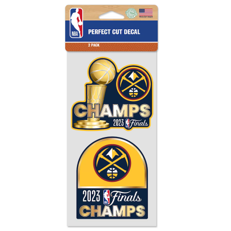 Denver Nuggets - 2023 Champions Perfect NBA Nálepky Set