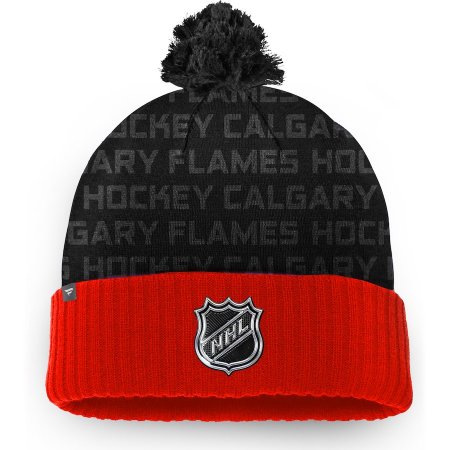 Calgary Flames - Authentic Pro Rinkside Cuffed NHL  zimná čiapka