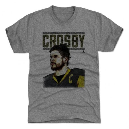 Pittsburgh Penguins - Sidney Crosby Sketch Stare NHL T-Shirt