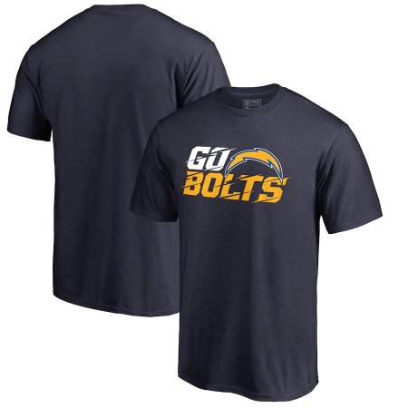 Men's Fanatics Branded Powder Blue Los Angeles Chargers Jersey Tackle V-Neck T-Shirt