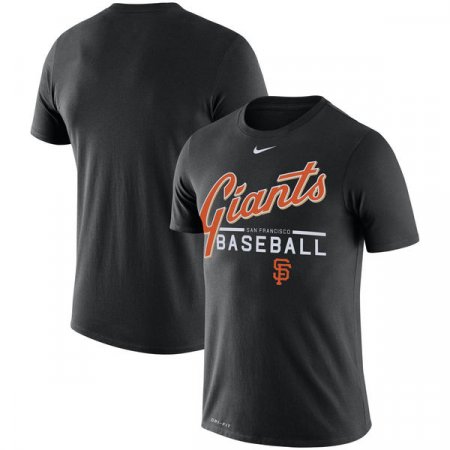 San Francisco Giants - Wordmark Practice Performance MLB T-Shirt