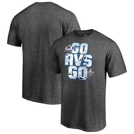 Colorado Avalanche - 2021 Stanely Cup Playoffs Heads Up NHL T-Shirt