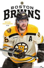 Boston Bruins - David Pastrnak Play NHL Poster
