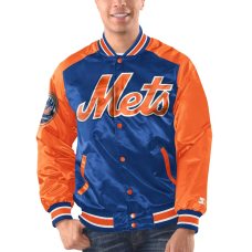 New York Mets - Full-Snap Varsity Satin MLB Kurtka
