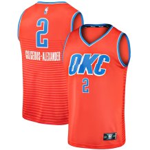Oklahoma City Thunder - Shai Gilgeous-Alexander Fast Break Replica Orange NBA Dres