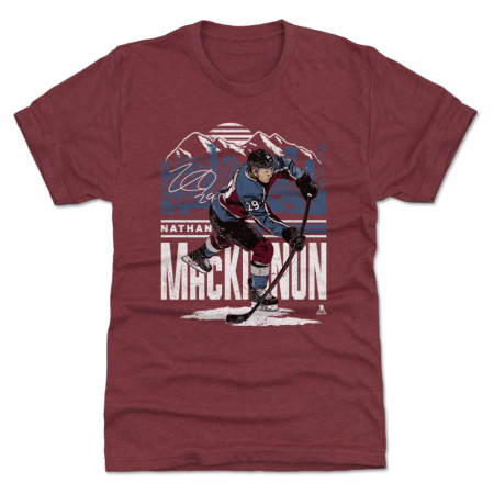 Colorado Avalanche - Nathan MacKinnon Skyline NHL T-Shirt