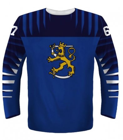Finland - 2018 World Championship Replica Fan Jersey/Customized - Size: Goalie Size